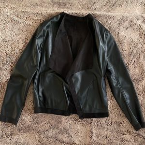 Reversible Leather and Suede Jacket